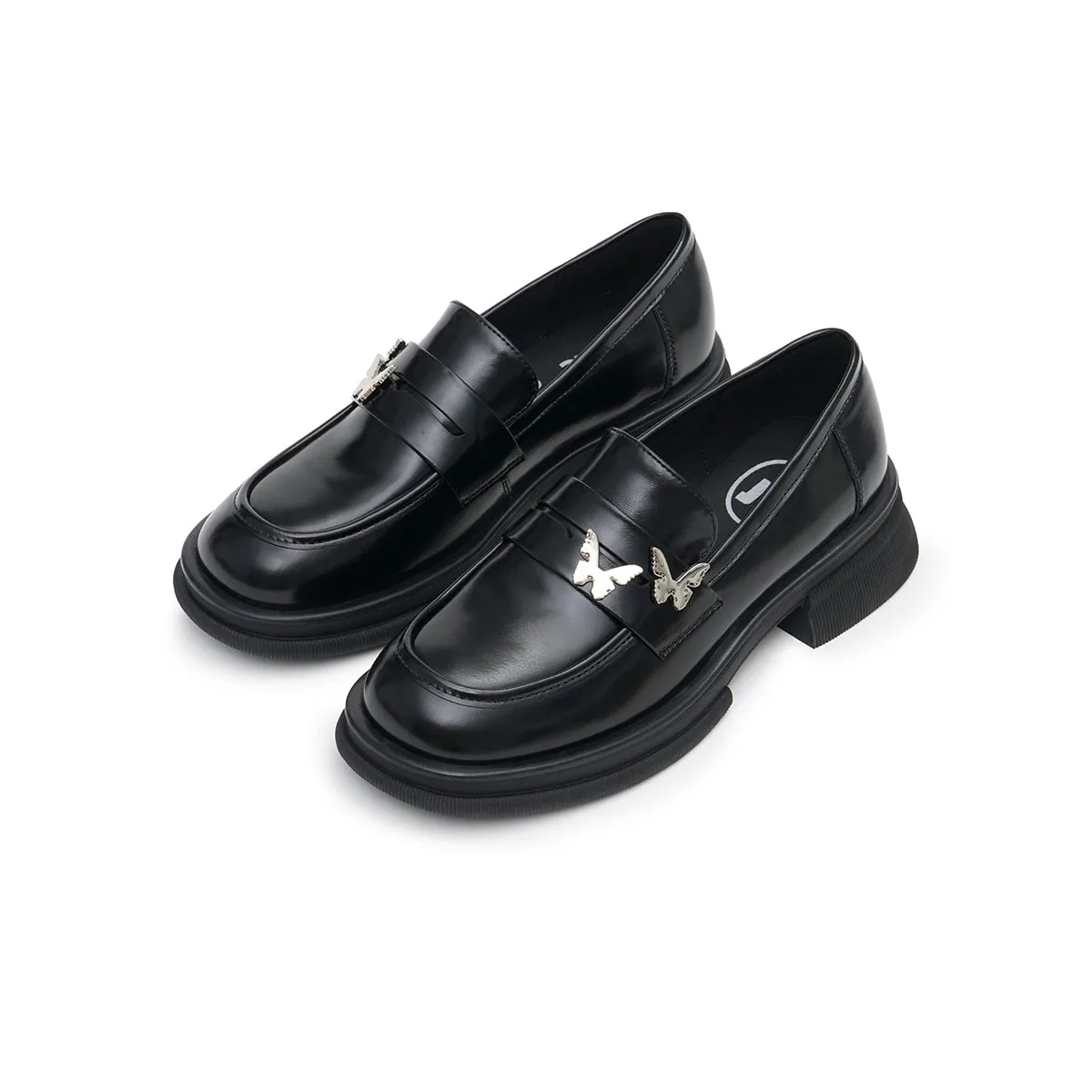 Butterfly Flat British-Style Loafers