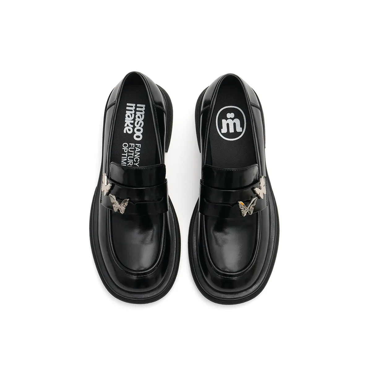 Butterfly Flat British-Style Loafers