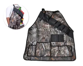 Camouflage BBQ Apron with Pockets and Beer Holders