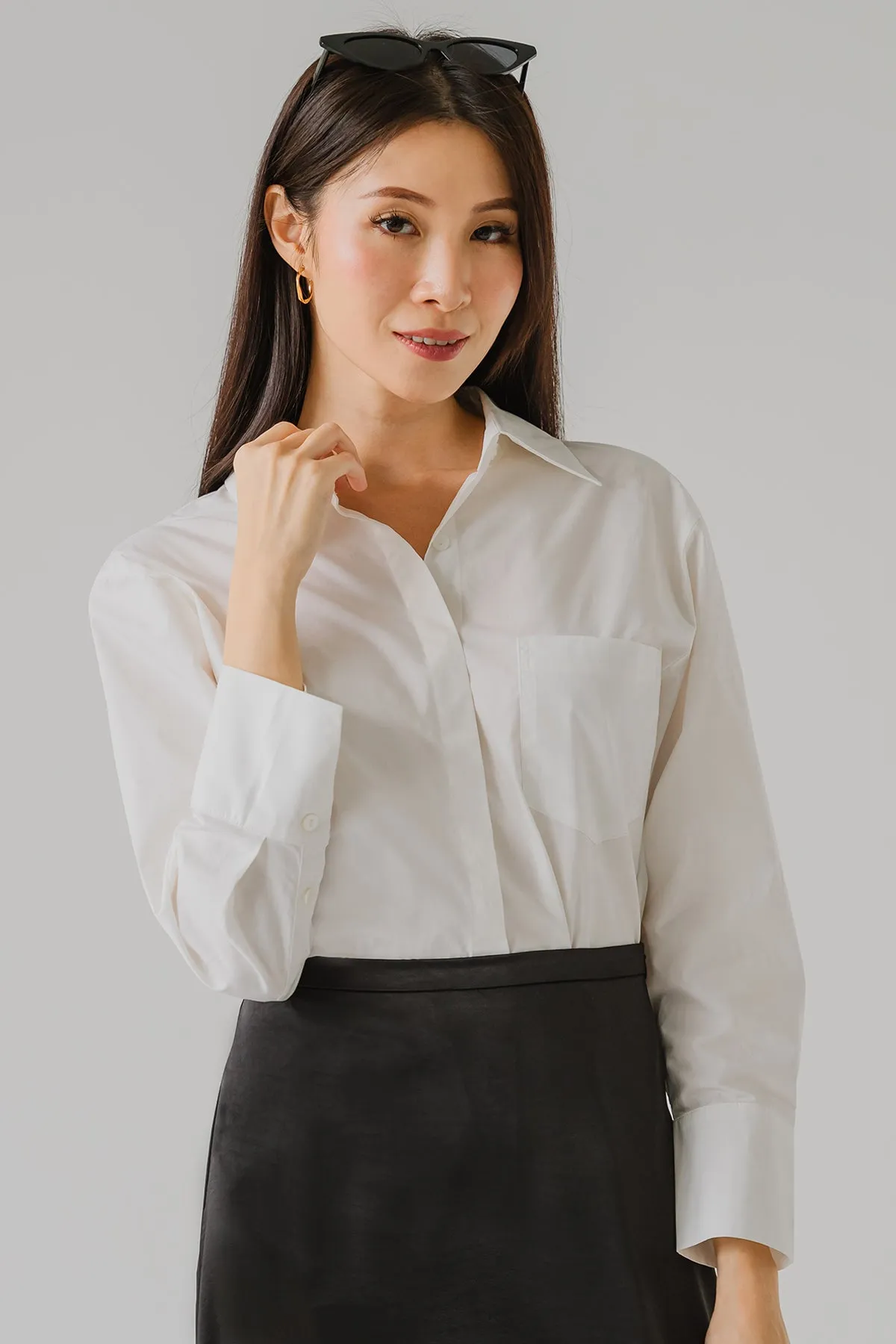 Classic Oxford Shirt (White)