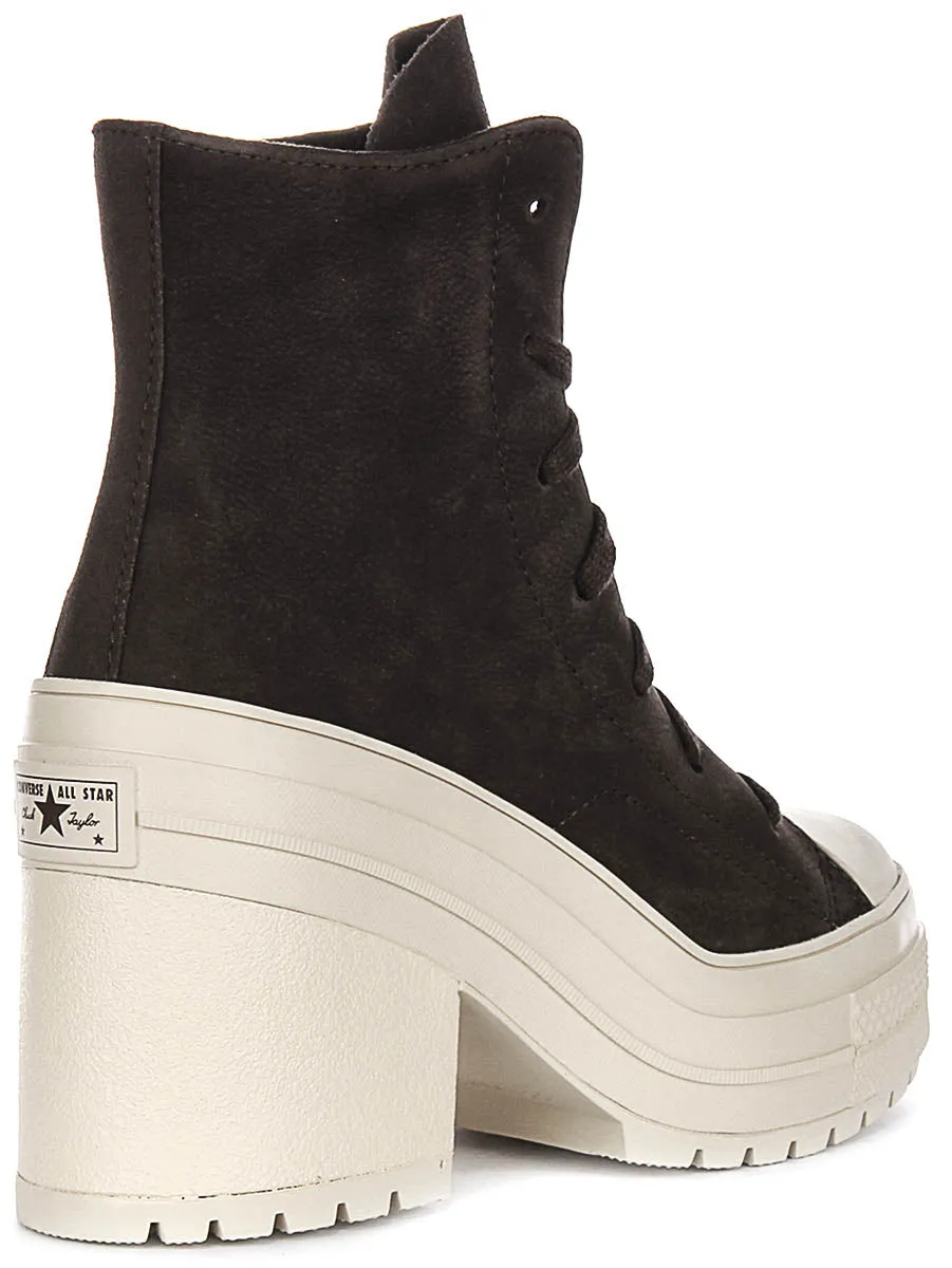 Converse Chuck 70 De Luxe Heel A11542C In Coffee Suede