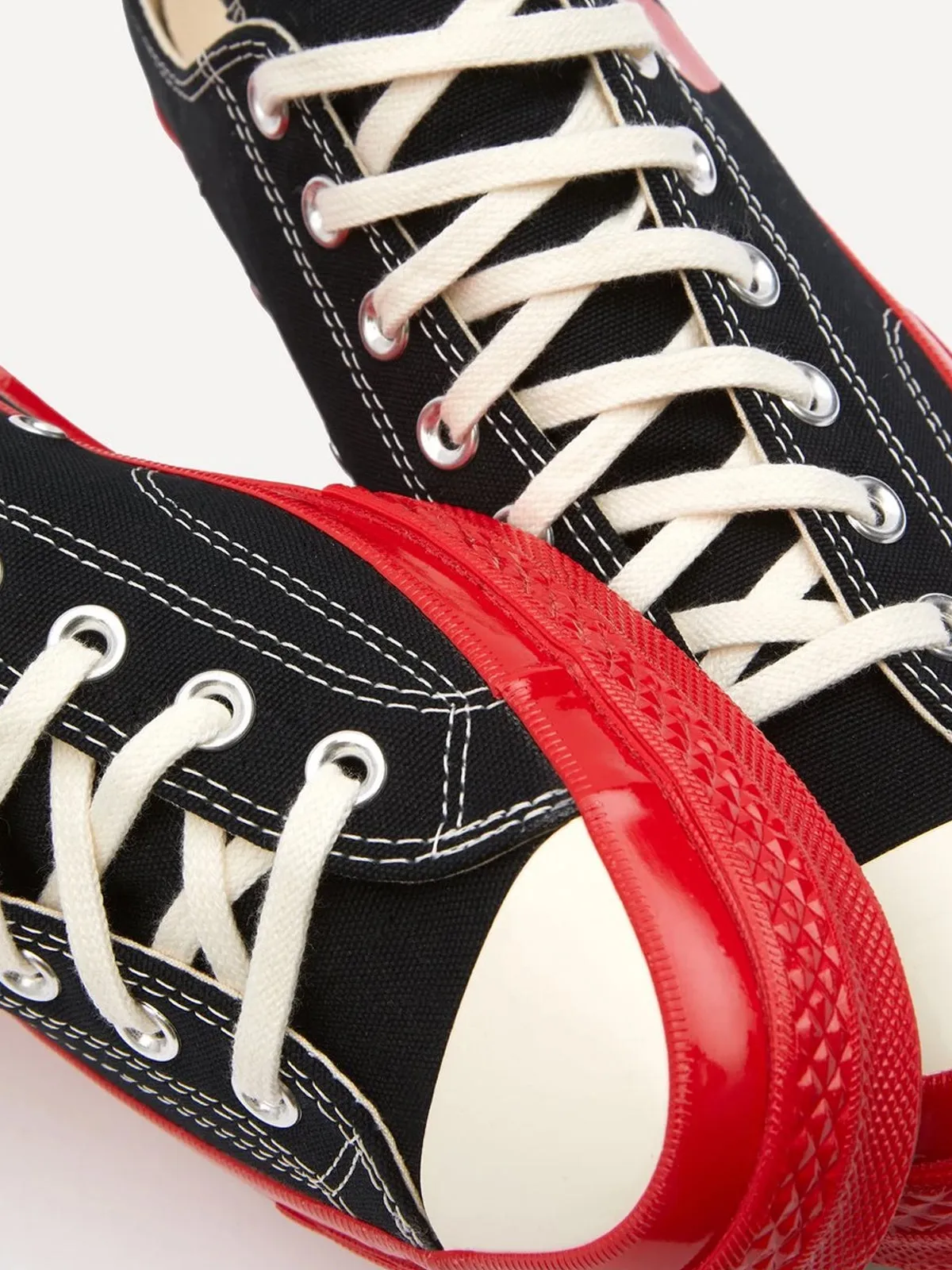 Converse High 'Chuck Taylor' Sneaker Red Sole - Black