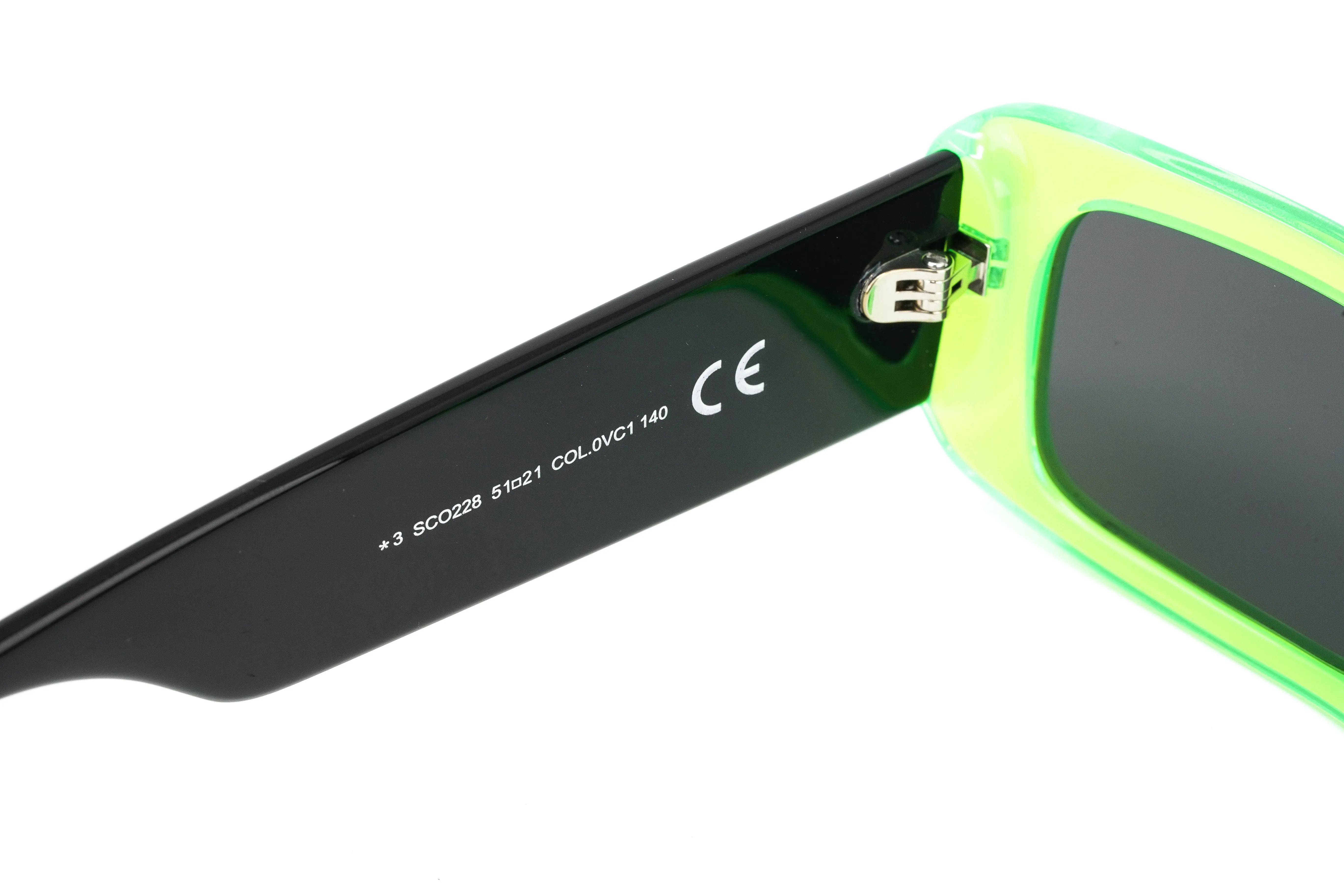 Converse Unisex Sunglasses Rectangle Green and Black SCO228 0VC1