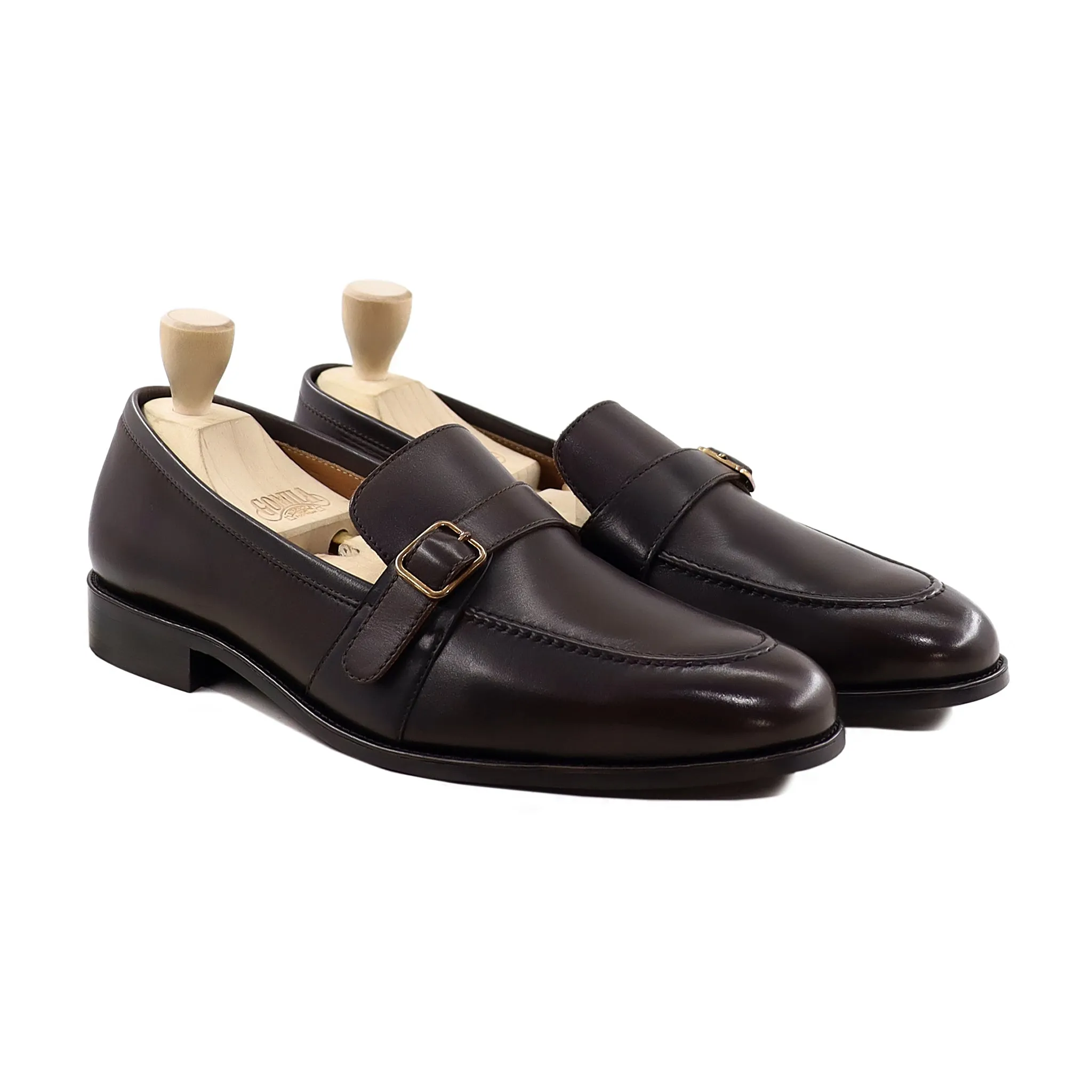 Cyner - Men's Dark Brown Calf Leather Loafer