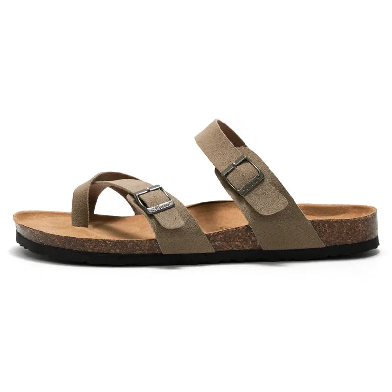 Fashionable Leather Causal Comfort Beach Sandals