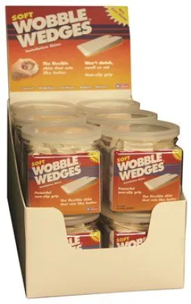 Focus 12 Wobble Wedges Soft White 12 Pack Counter Display