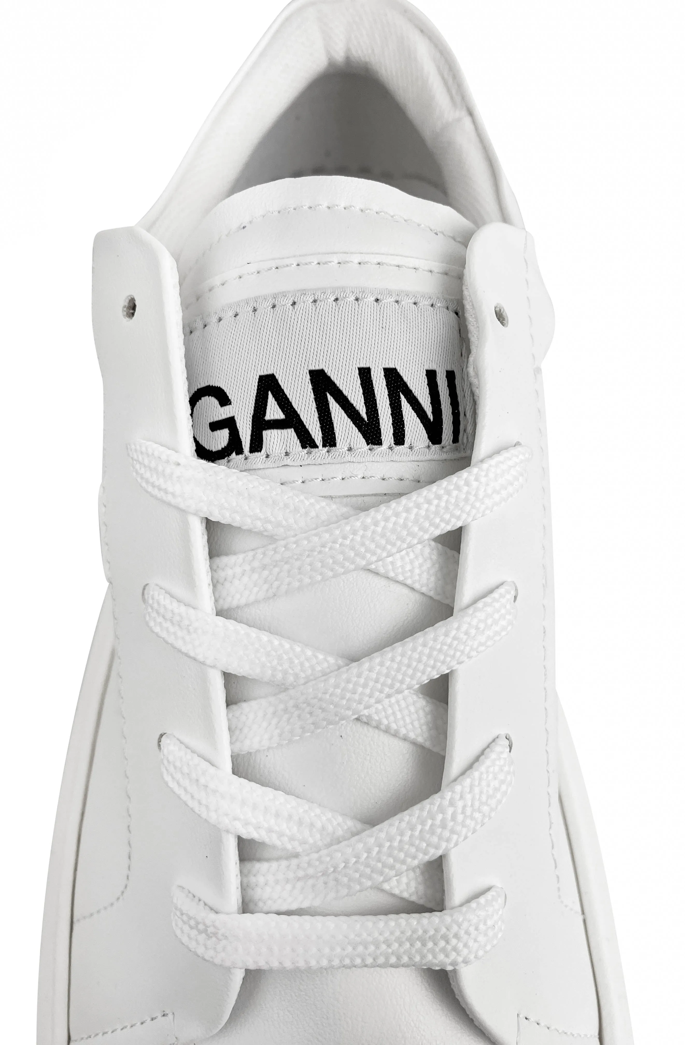 Ganni Sporty Mix Sneakers in Egret