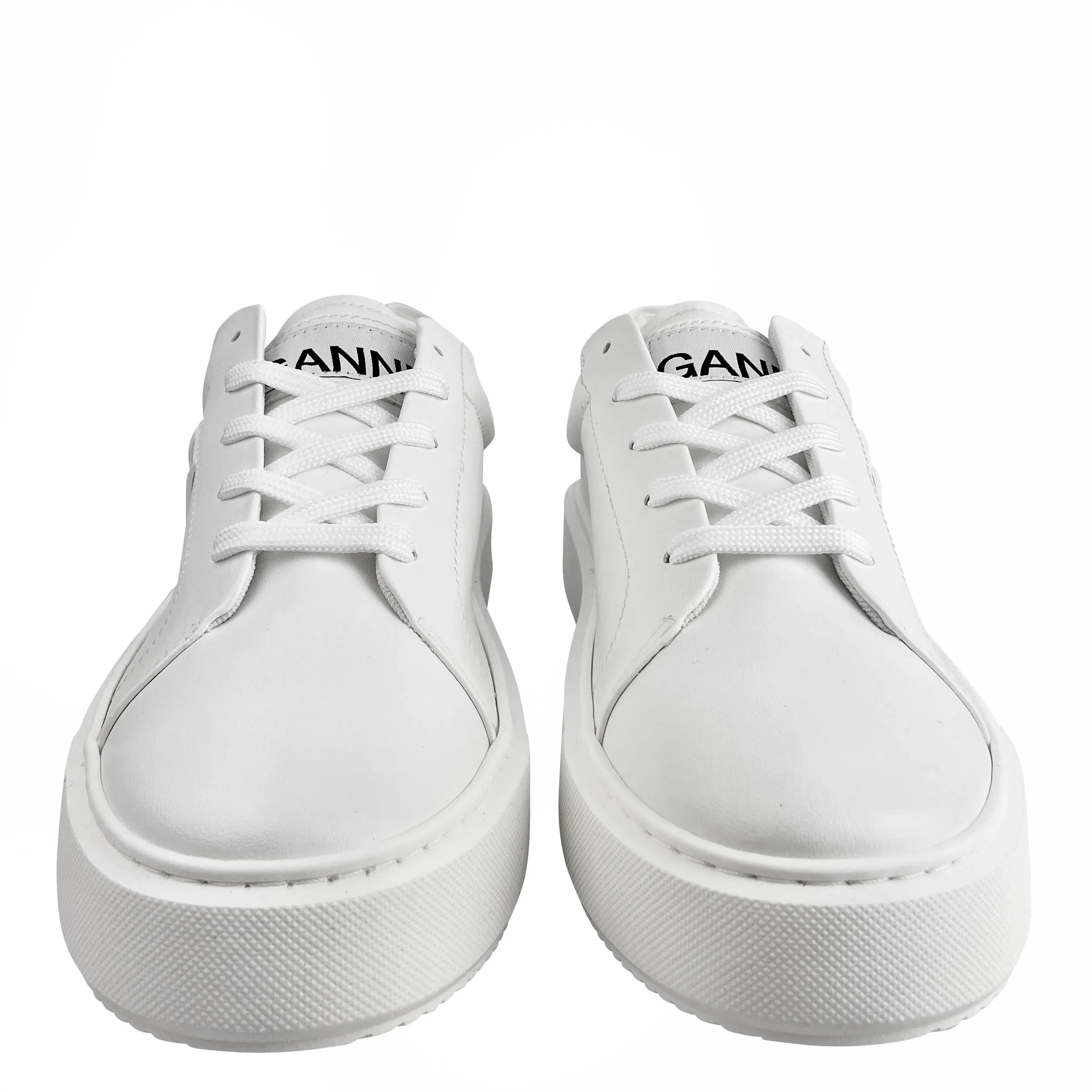 Ganni Sporty Mix Sneakers in Egret