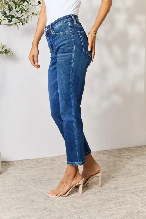 Layla Cropped Straight Jeans