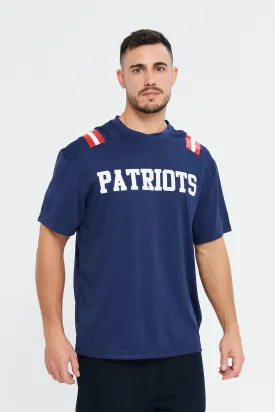 Men Navy Nfl Short Sleeve Active T-Shirt