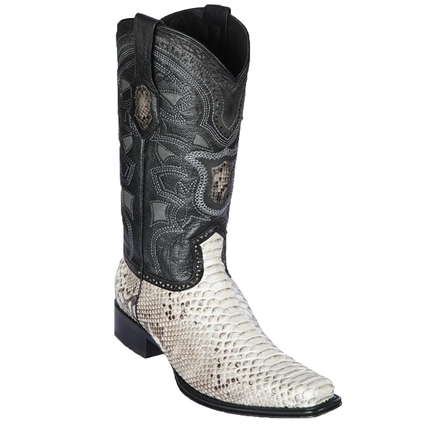 Men's Los Altos Original Python European Square Toe Boots 7657