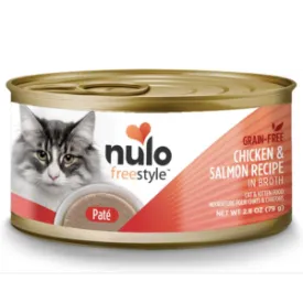 Nulo Freestyle Grain-Free Chicken & Salmon Pate Recipe Wet Cat Food, 2.8 oz