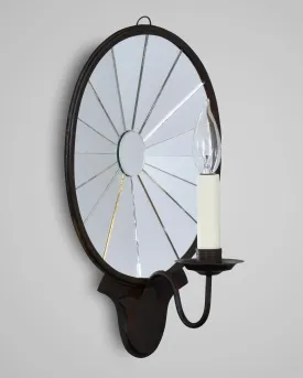 Oval Mirror Sconce Large