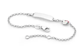 Piccolo Kitten Silver ID Bracelet