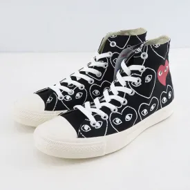 【PLAY COMME des GARCONS】<br>PLAY CONVERSE CHUCK TAYLOR (BLACK)<br>AZ-K117-001