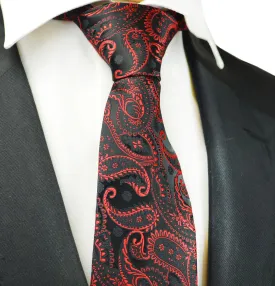 Red Fashionable Paisley Tie