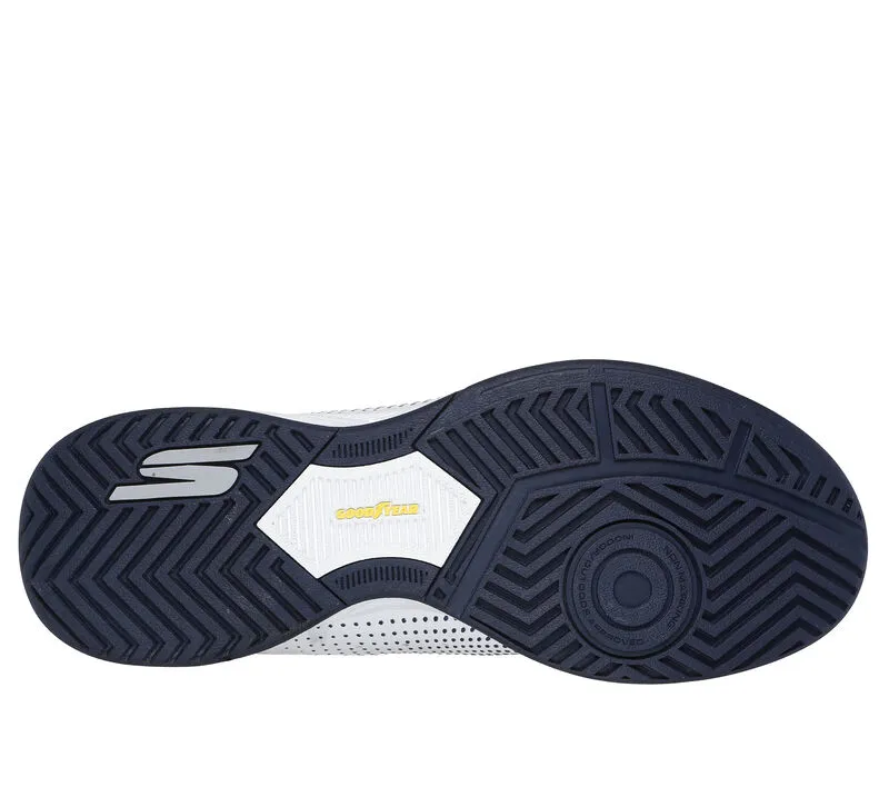 Skechers Mens Viper Court Reload Slip In Pickleball White Navy