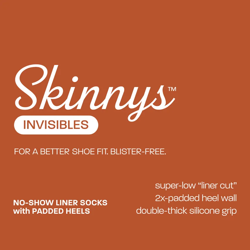 Skinnys Invisibles || Extra-Thick No-Show Liner Socks || Daily pack