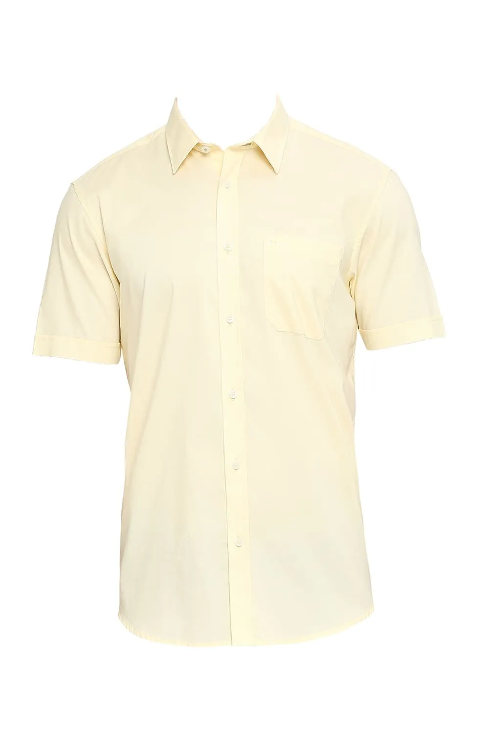 Slim Fit Cotton Oxford Halfsleeves Shirt