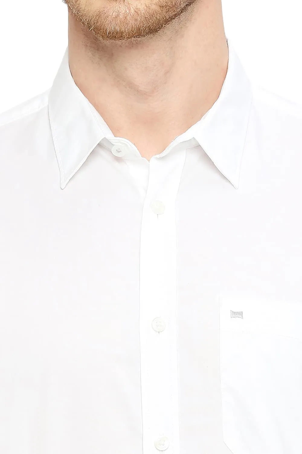 Slim Fit Cotton Oxford Halfsleeves Shirt