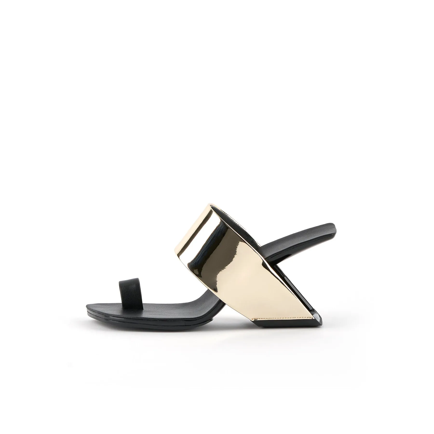 Square Toe Arch Heel Mules