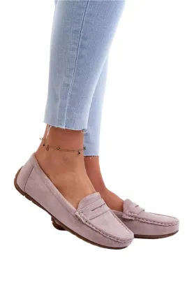 TEEK - Violet Soft Strap Top Mocassin Loafers