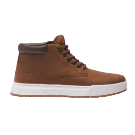 Timberland Men's Maple Grove Leather Chukka Boots Shoes - Medium Brown / Full Grain