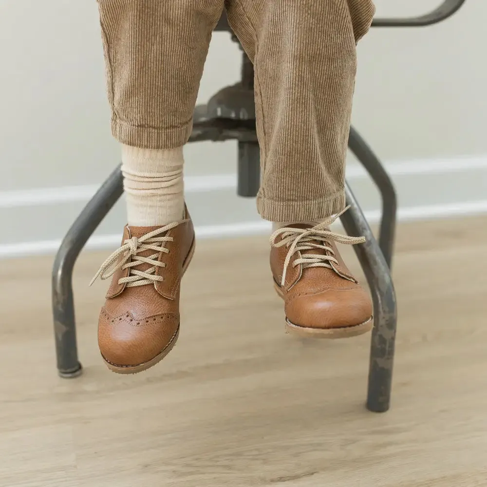 Wing Tip Oxford - Cognac